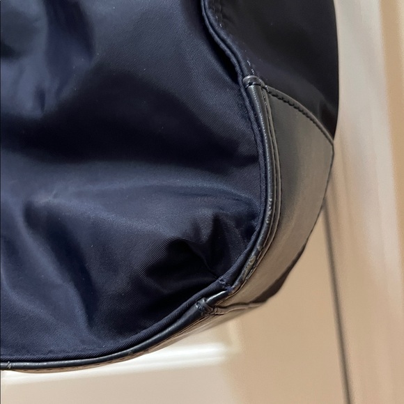 Tory Burch Large Navy Nylon and Leather Tote - Picture 4 of 16